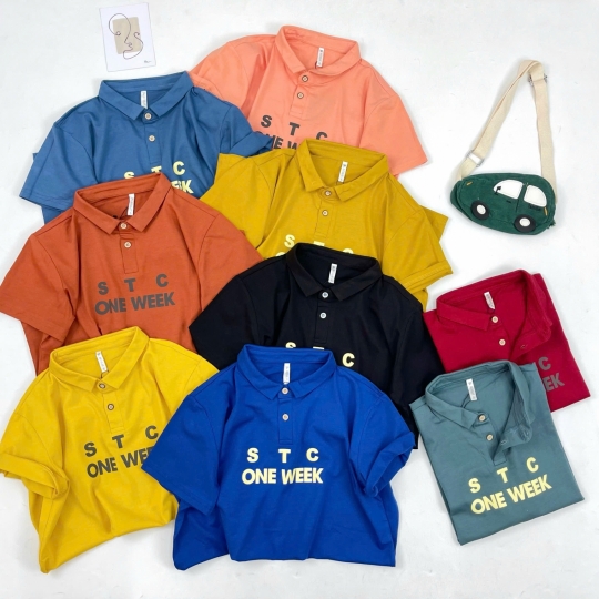 Áo cổ bẻ bé trai đại cồ (M-XXXl)