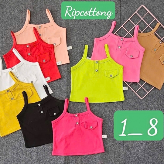 Áo dây nắp túi (1-8)