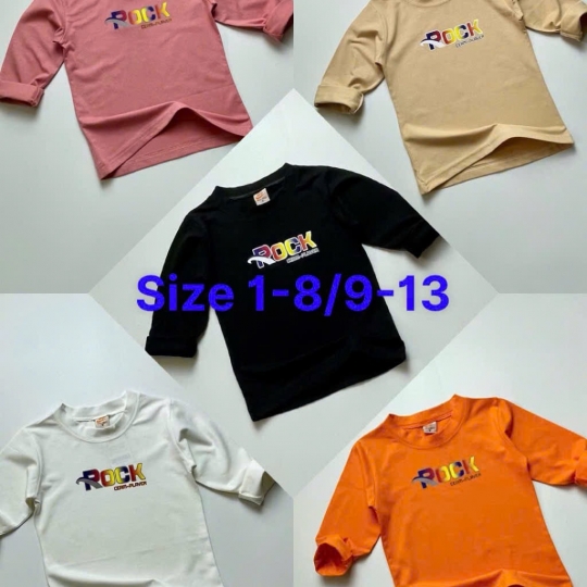 Áo tay dài cotton (1-8) (9-13)