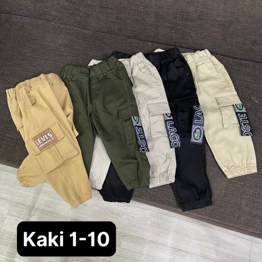 Kaki dài túi hộp (1-10)