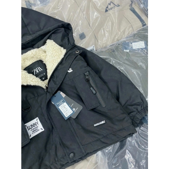 Áo khoác mũ lót lông (s-2xl)
