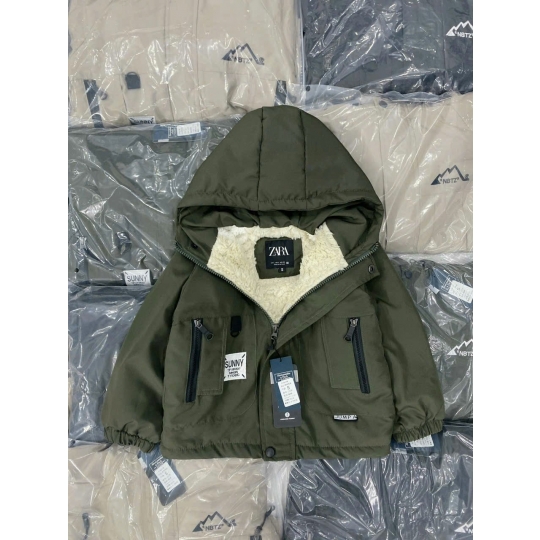 Áo khoác mũ lót lông (s-2xl)