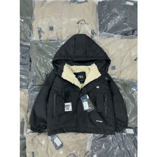 Áo khoác mũ lót lông (s-2xl)