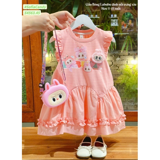 Đầm Labubu đính nổi