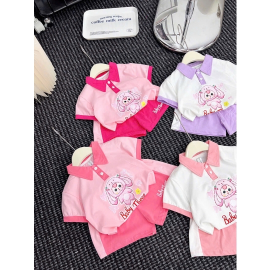 Set đùi cổ bẻ Baby Three (1-5)
