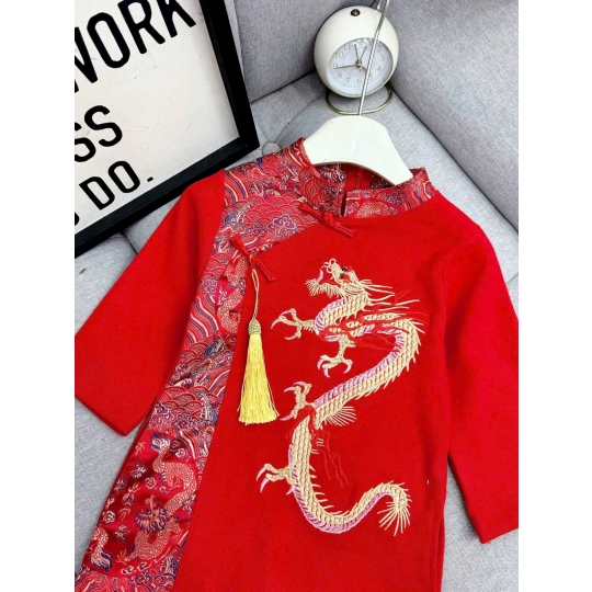 Áo Dài Rồng nhung (1-7)