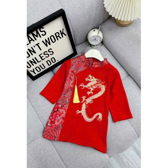 Áo Dài Rồng nhung (1-7)