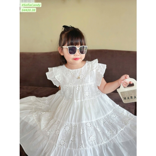 Đầm xoè trắng (1-10) 