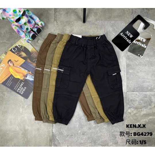 Dài kaki túi hộp bo chân (1-45) 