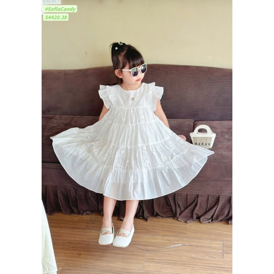 Đầm xoè trắng (1-10) 