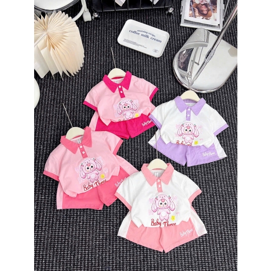 Set đùi cổ bẻ Baby Three (1-5)
