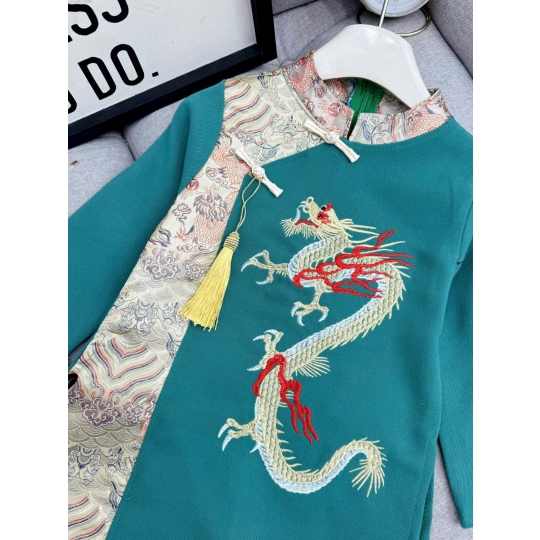 Áo Dài Rồng nhung (1-7)