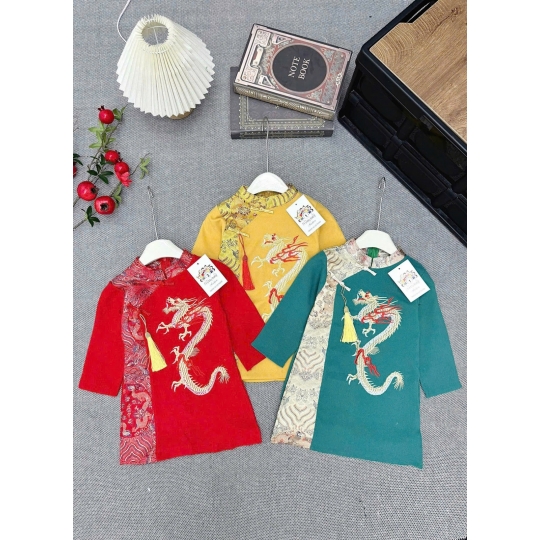 Áo Dài Rồng nhung (1-7)