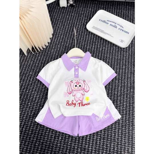 Set đùi cổ bẻ Baby Three (1-5)