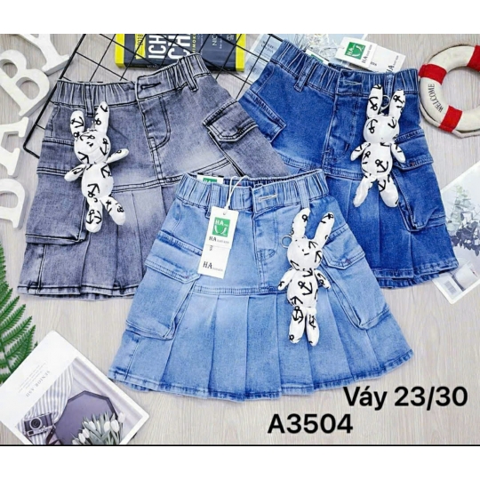 Các mẫu váy jean xếp li (23-30)