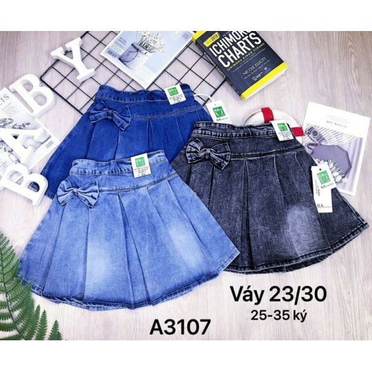 Các mẫu váy jean xếp li (23-30)