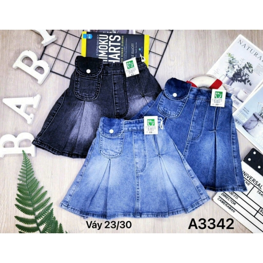 Các mẫu váy jean xếp li (23-30)