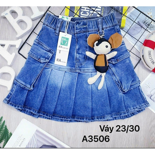 Các mẫu váy jean xếp li (23-30)